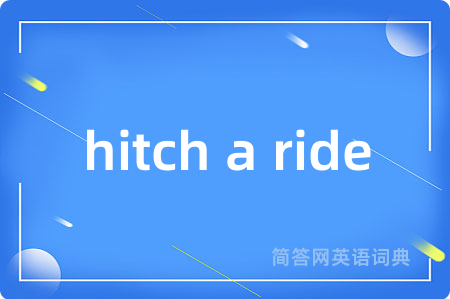 hitch a ride