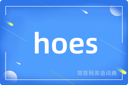 hoes是什么意思,hoes的中文翻译 hoes