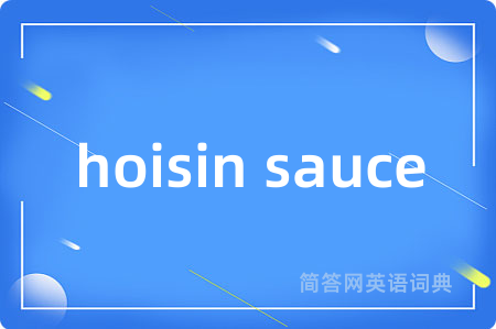 hoisin sauce是什么意思,hoisin sauce的中文翻译 hoisin sauce