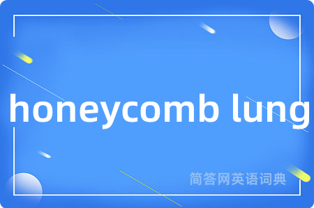 honeycomb lung