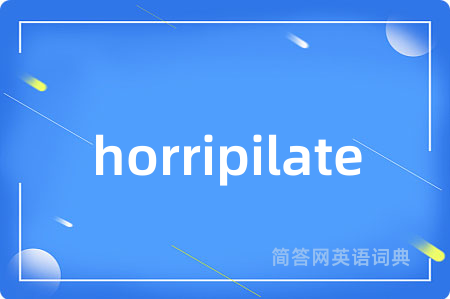 horripilate