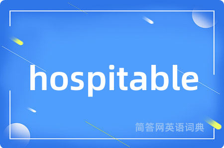 hospitable