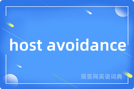 host avoidance
