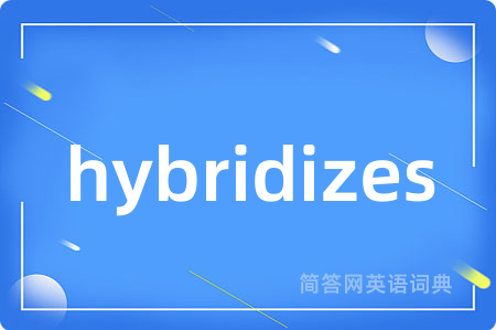 hybridizes