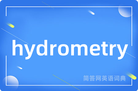 hydrometry