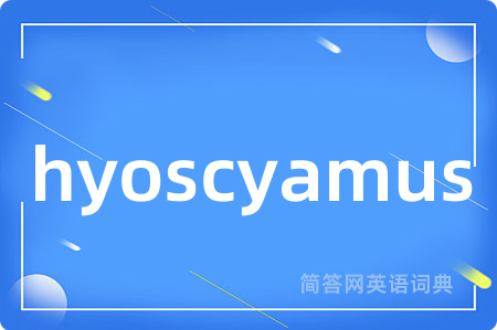 hyoscyamus
