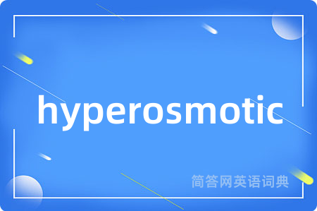 hyperosmotic