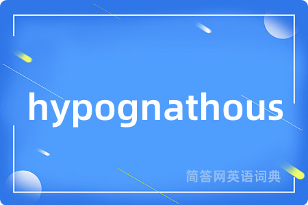 hypognathous