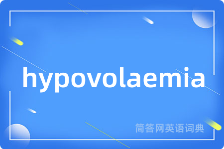 hypovolaemia
