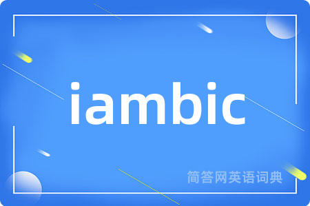 iambic