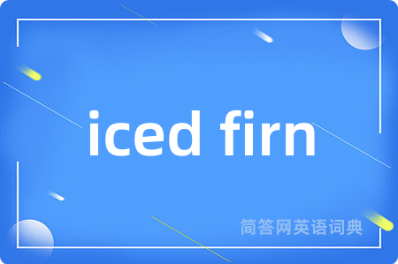 iced firn