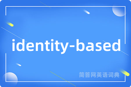 identity-based
