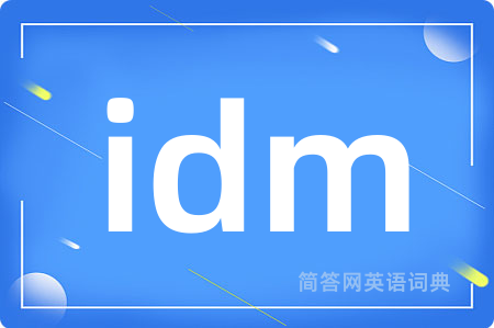 idm是什么意思,idm的中文翻译 idm