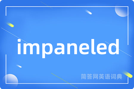 impaneled