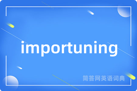 importuning