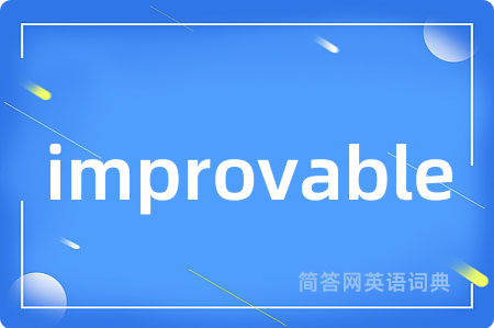 improvable