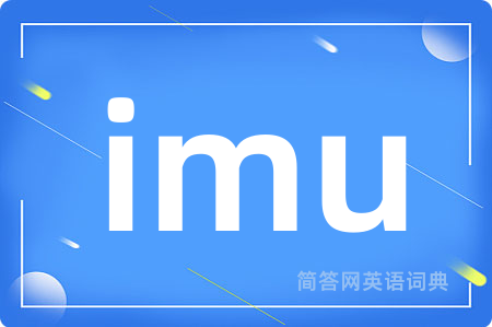 imu是什么意思,imu的中文翻译 imu