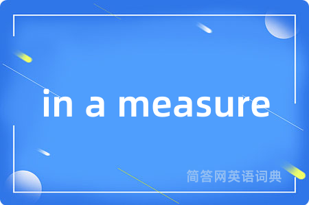 in a measure