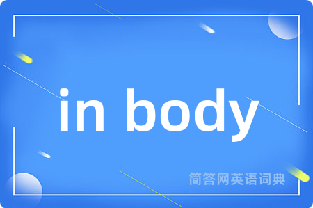 in body