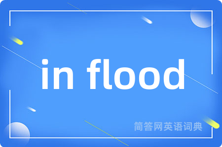 in flood