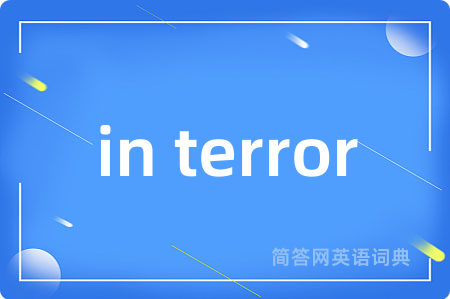 in terror