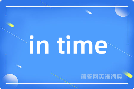 in time