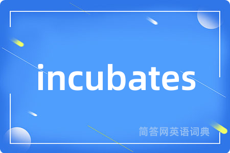 incubates
