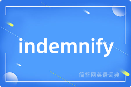 indemnify