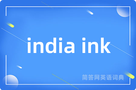 india ink