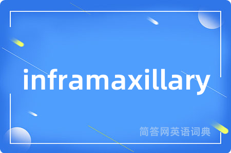 inframaxillary