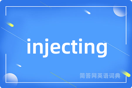injecting