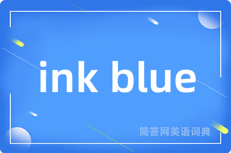 ink blue
