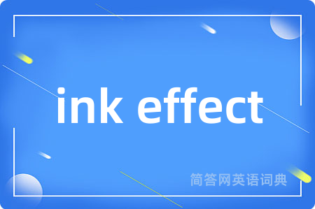 ink effect