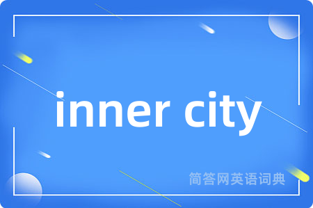 inner city