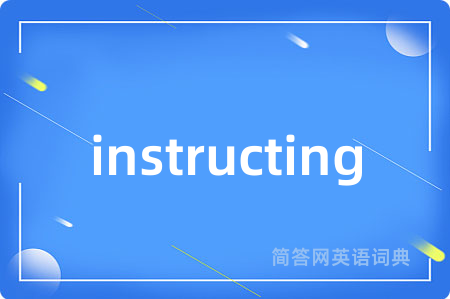 instructing
