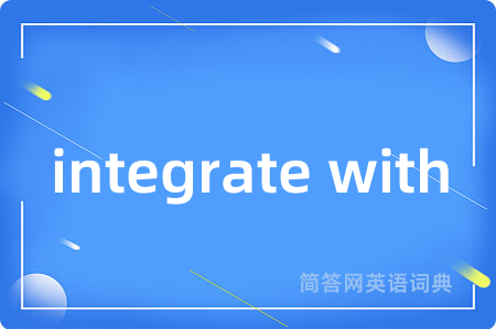 integrate with