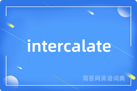 intercalate