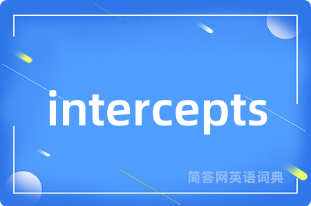 intercepts