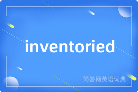 inventoried