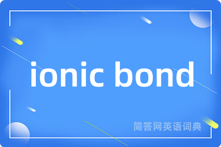 ionic bond