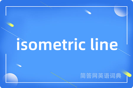 isometric line