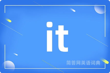 it