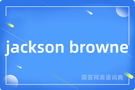 jackson browne