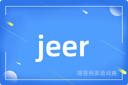 jeer