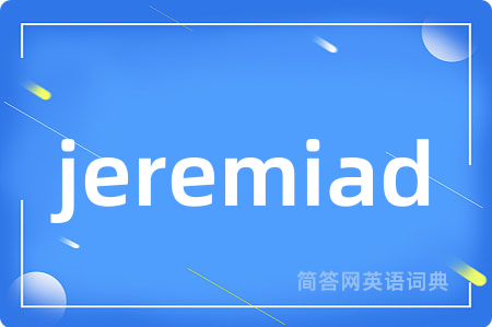 jeremiad