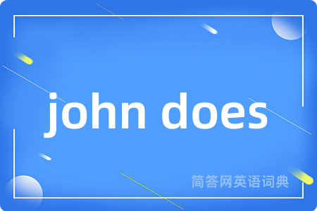 john does