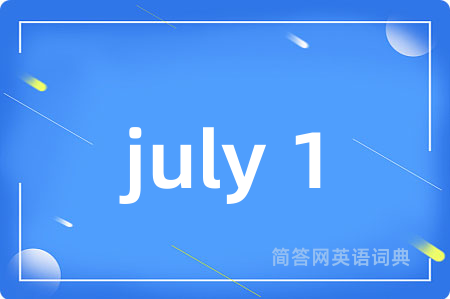 july 1