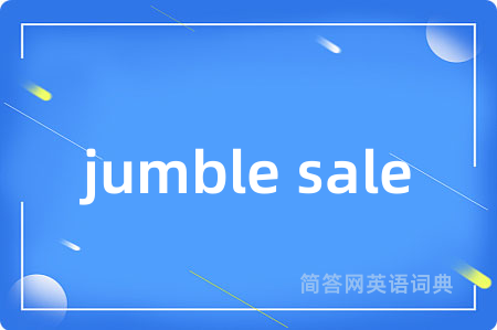 jumble sale