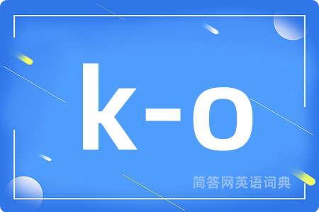 k-o