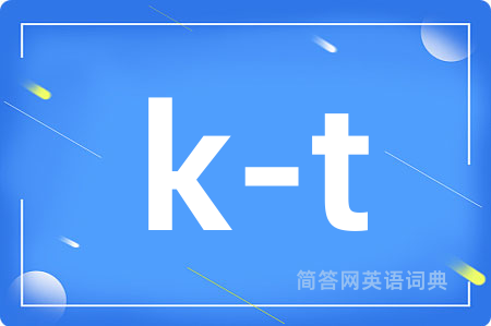 k-t